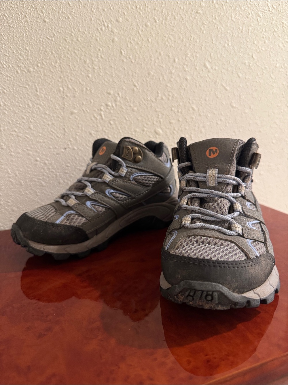 Merrell Kids Gray and Black Trail Sneakers